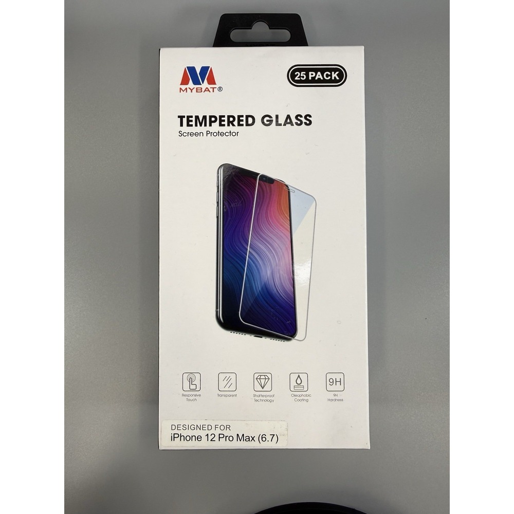 MyBat (25-pack) Tempered Glass Screen Protector iPhone 12 Pro Max (6.7) - Clear